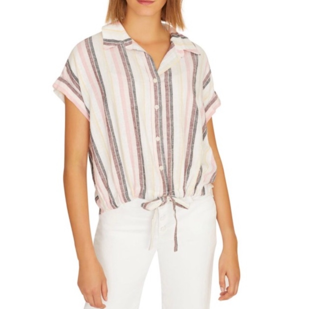 Sanctuary Borrego Front Tie Button Down S…